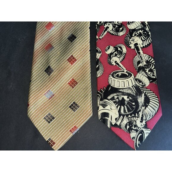 11 Mens Neck Ties Lot Several Silk Brooks Bros Robert Tatbott Yves Saint Laurent - Picture 7 of 11